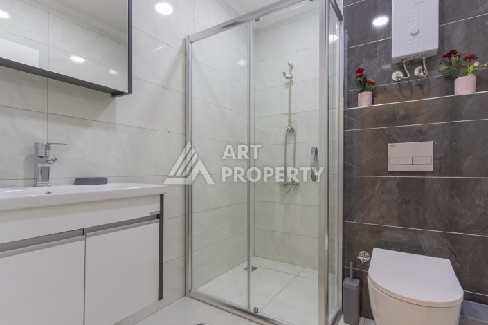 Уютная меблированная квартира 1+1 в районе Каргыджак, Аланья - Ракурс 12