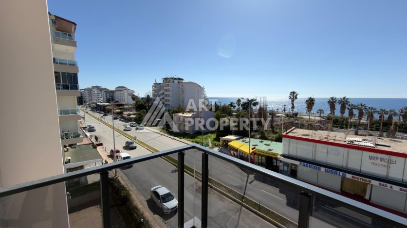 Меблированная квартира 1+1 в районе Каргыджак, Аланья - Ракурс 1