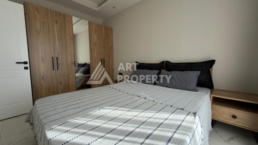 Меблированная квартира 1+1 в районе Каргыджак, Аланья - Ракурс 3