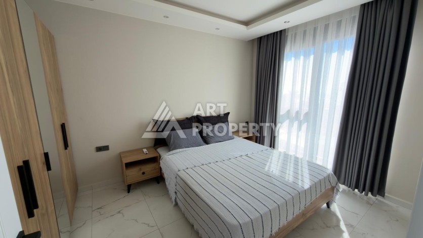 Меблированная квартира 1+1 в районе Каргыджак, Аланья - Ракурс 4