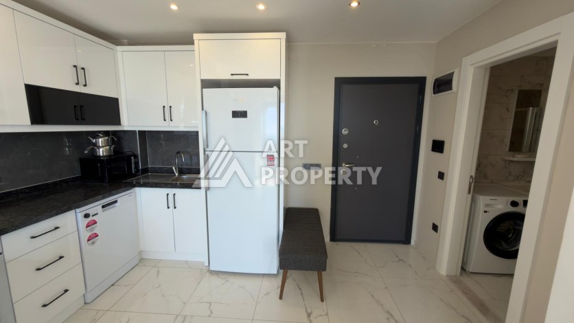 Меблированная квартира 1+1 в районе Каргыджак, Аланья - Ракурс 6