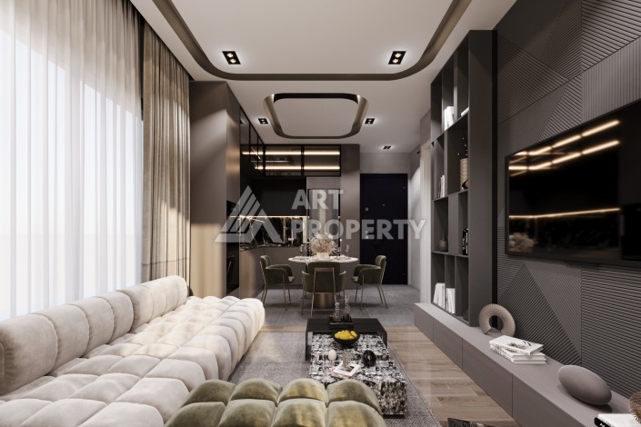 Квартиры 1+1 и 2+1 с рассрочкой на 4 года. Оба, Алания - Ракурс 32