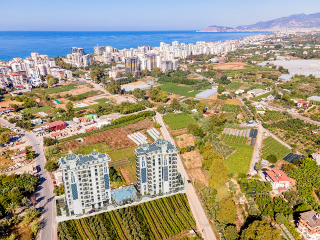 Проект на завершающем этапе стройки в популярном районе Махмутлар, Алания. - Ракурс 26