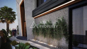 Вилла 5+1 с частным бассейном и уличным камином. Каргыджак, Алания. - Ракурс 3