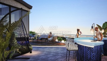 Вилла 5+1 с частным бассейном и уличным камином. Каргыджак, Алания. - Ракурс 5