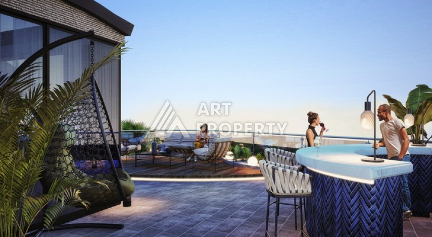 Вилла 5+1 с частным бассейном и уличным камином. Каргыджак, Алания. - Ракурс 4