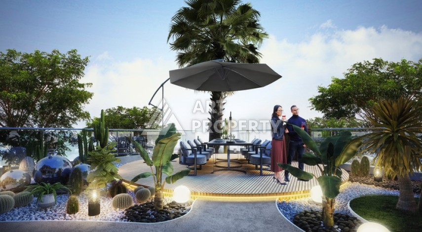 Вилла 5+1 с частным бассейном и уличным камином. Каргыджак, Алания. - Ракурс 9