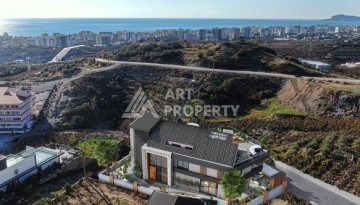 Вилла 5+1 с частным бассейном и уличным камином. Каргыджак, Алания. - Ракурс 12