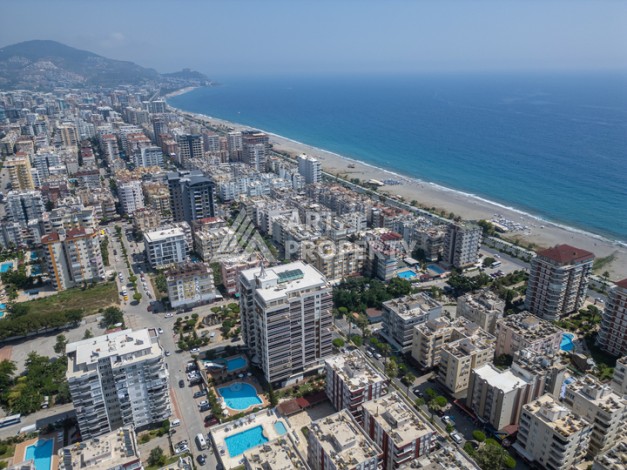 Большая квартира 2+1 с видом на море в Махмутларе, 155 м² - Ракурс 2