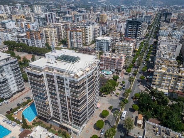 Большая квартира 2+1 с видом на море в Махмутларе, 155 м² - Ракурс 7