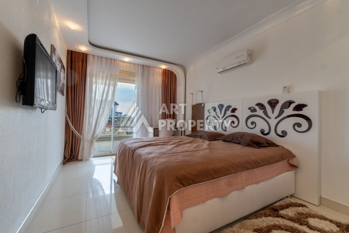 Большая квартира 2+1 с видом на море в Махмутларе, 155 м² - Ракурс 14