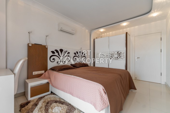 Большая квартира 2+1 с видом на море в Махмутларе, 155 м² - Ракурс 16