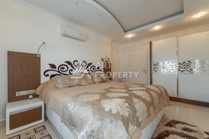 Большая квартира 2+1 с видом на море в Махмутларе, 155 м² - Ракурс 17