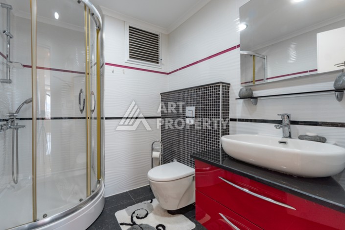 Большая квартира 2+1 с видом на море в Махмутларе, 155 м² - Ракурс 19