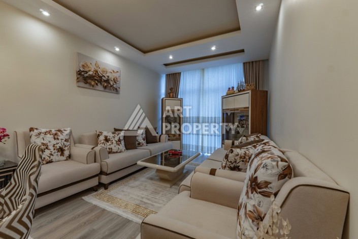 Квартира 2+1 с отдельной кухней, 102 м². Махмутлар,Алания - Ракурс 12