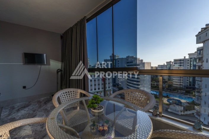 Квартира 2+1 с отдельной кухней, 102 м². Махмутлар,Алания - Ракурс 35