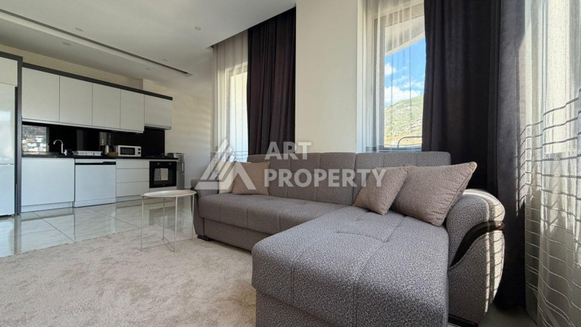 Просторная квартира 1+1 в районе пляжа Клеопатры в Алании — 65 м², 700 метров до моря - Ракурс 10