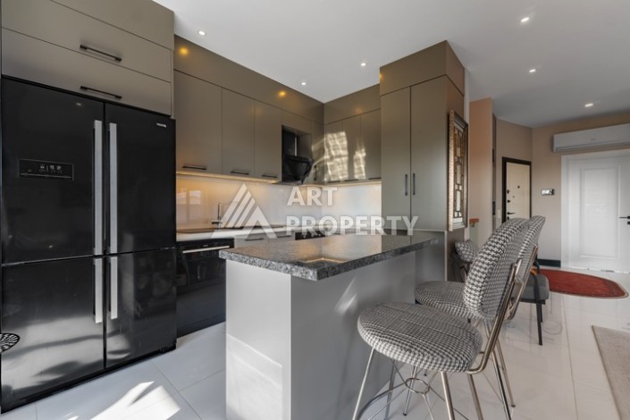 Дуплекс 2+1 в центре камерной резиденции в 200 м от моря в центре Алании - Ракурс 5