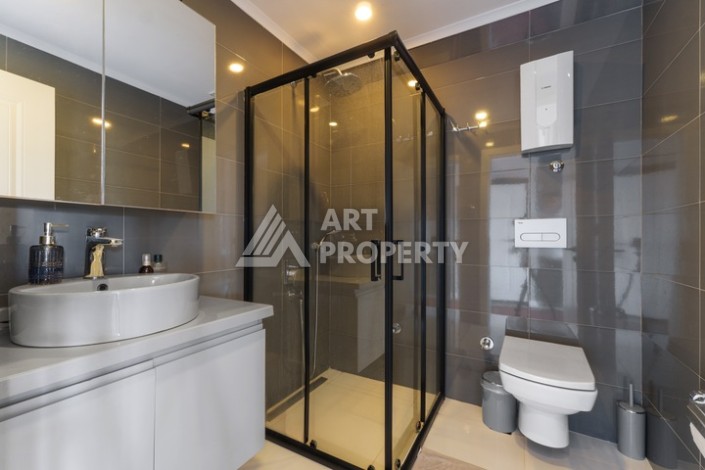 Дуплекс 2+1 в центре камерной резиденции в 200 м от моря в центре Алании - Ракурс 11