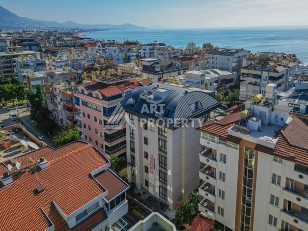 Дуплекс 2+1 в центре камерной резиденции в 200 м от моря в центре Алании - Ракурс 12