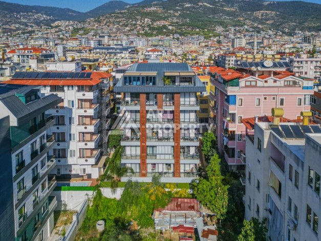 Дуплекс 2+1 в центре камерной резиденции в 200 м от моря в центре Алании - Ракурс 20