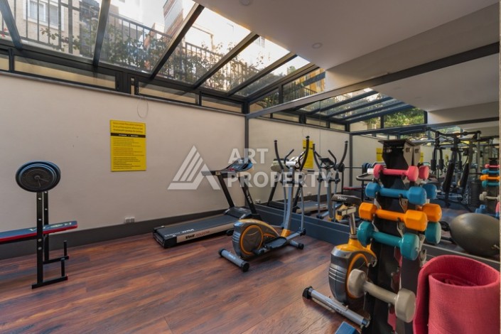 Дуплекс 2+1 в центре камерной резиденции в 200 м от моря в центре Алании - Ракурс 24