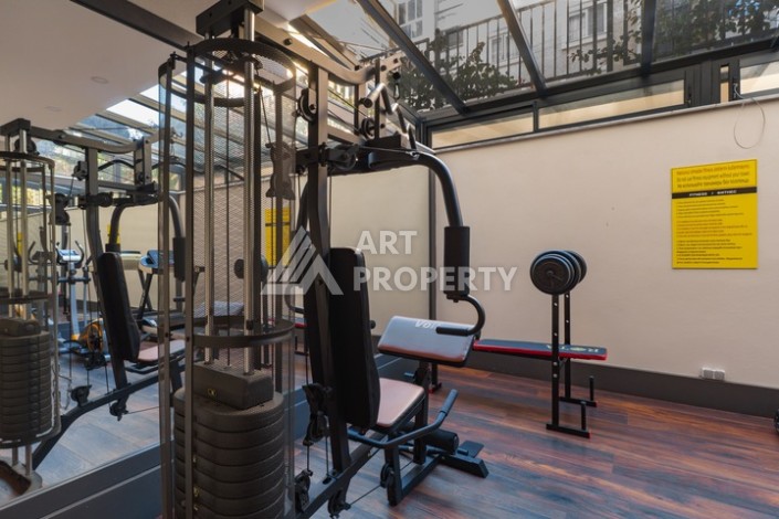 Дуплекс 2+1 в центре камерной резиденции в 200 м от моря в центре Алании - Ракурс 25