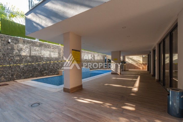 Дуплекс 2+1 в центре камерной резиденции в 200 м от моря в центре Алании - Ракурс 26