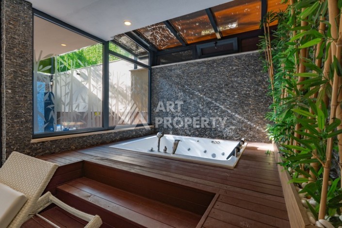 Дуплекс 2+1 в центре камерной резиденции в 200 м от моря в центре Алании - Ракурс 29