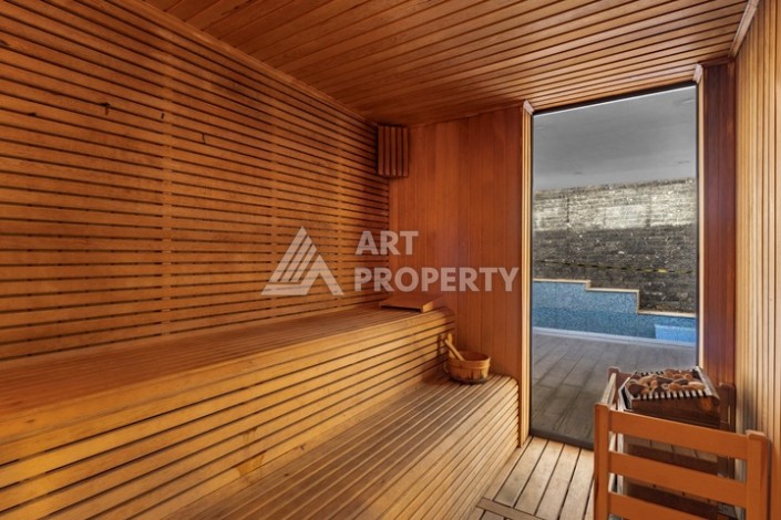 Дуплекс 2+1 в центре камерной резиденции в 200 м от моря в центре Алании - Ракурс 30