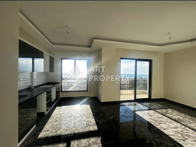 Просторный дуплекс 2+1 с видом на море в Демирташе, Аланья - Ракурс 1