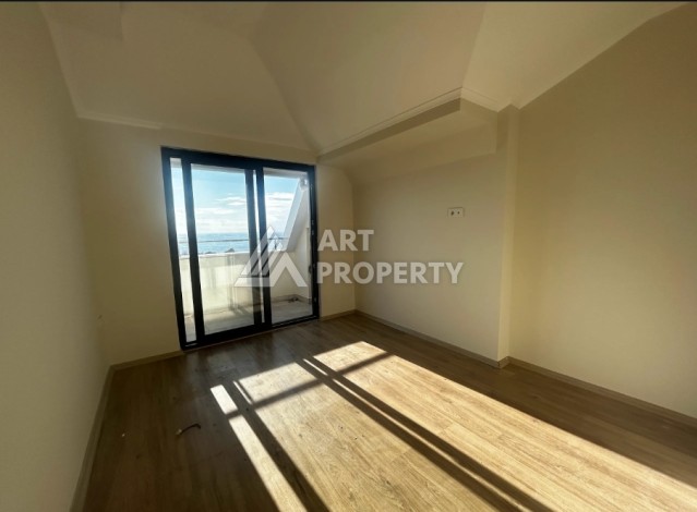 Просторный дуплекс 2+1 с видом на море в Демирташе, Аланья - Ракурс 4