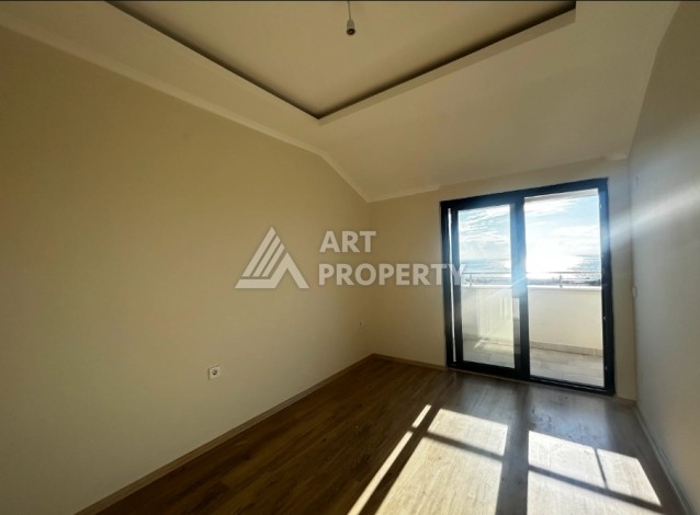 Просторный дуплекс 2+1 с видом на море в Демирташе, Аланья - Ракурс 5