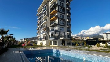 Просторный дуплекс 2+1 с видом на море в Демирташе, Аланья - Ракурс 12