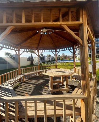 Просторный дуплекс 2+1 с видом на море в Демирташе, Аланья - Ракурс 12