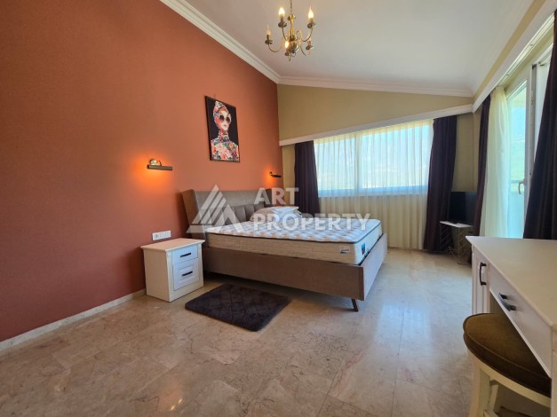 Просторный меблированный дуплекс 2+1 с панорамными видами на горы и город в  районе Каргыджак. - Ракурс 2