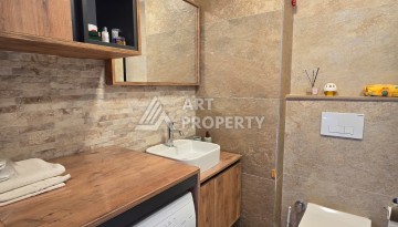 Просторный меблированный дуплекс 2+1 с панорамными видами на горы и город в  районе Каргыджак. - Ракурс 14