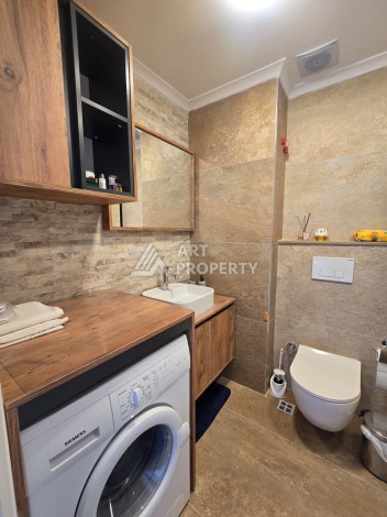 Просторный меблированный дуплекс 2+1 с панорамными видами на горы и город в  районе Каргыджак. - Ракурс 13