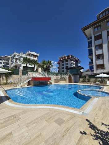 Квартира 2+1 с видом на море, 105 кв.м. Кестель, Алания - Ракурс 1