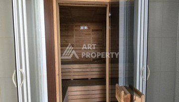 Квартира 2+1 с видом на море, 105 кв.м. Кестель, Алания - Ракурс 6