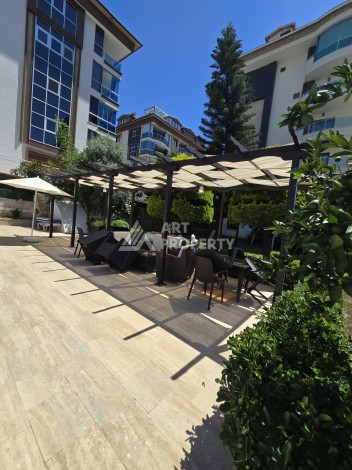 Квартира 2+1 с видом на море, 105 кв.м. Кестель, Алания - Ракурс 7