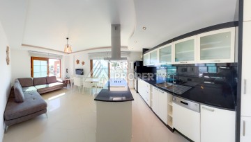 Квартира 2+1 с видом на море, 105 кв.м. Кестель, Алания - Ракурс 9