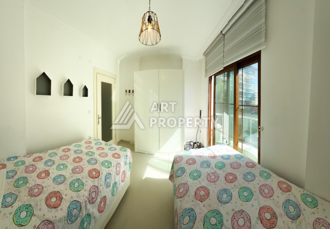 Квартира 2+1 с видом на море, 105 кв.м. Кестель, Алания - Ракурс 17