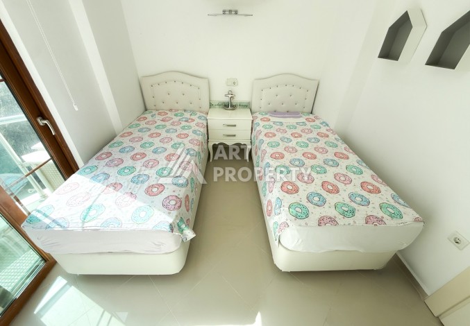 Квартира 2+1 с видом на море, 105 кв.м. Кестель, Алания - Ракурс 18