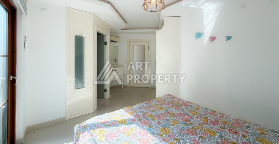 Квартира 2+1 с видом на море, 105 кв.м. Кестель, Алания - Ракурс 21