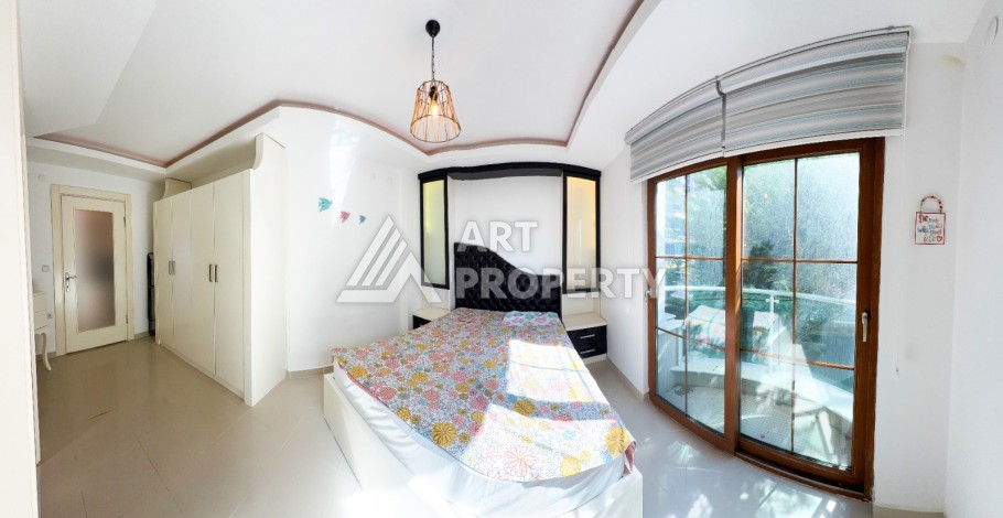 Квартира 2+1 с видом на море, 105 кв.м. Кестель, Алания - Ракурс 22