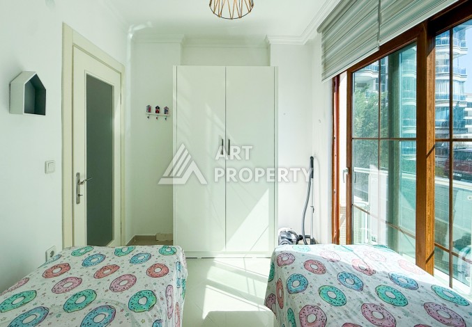 Квартира 2+1 с видом на море, 105 кв.м. Кестель, Алания - Ракурс 25