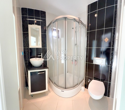 Квартира 2+1 с видом на море, 105 кв.м. Кестель, Алания - Ракурс 26