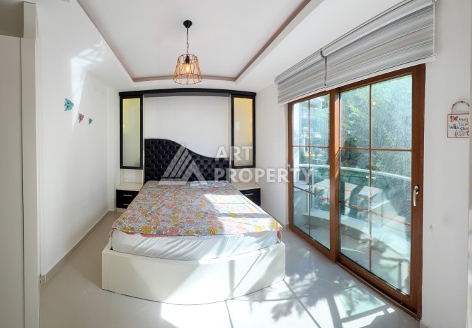 Квартира 2+1 с видом на море, 105 кв.м. Кестель, Алания - Ракурс 27