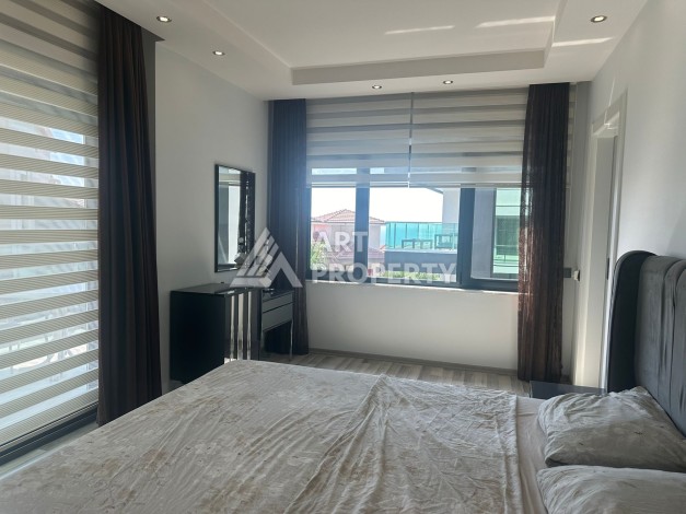 Садовый дуплекс 3+1 - 245 м² с видом на море. Каргыджак, Алания - Ракурс 13